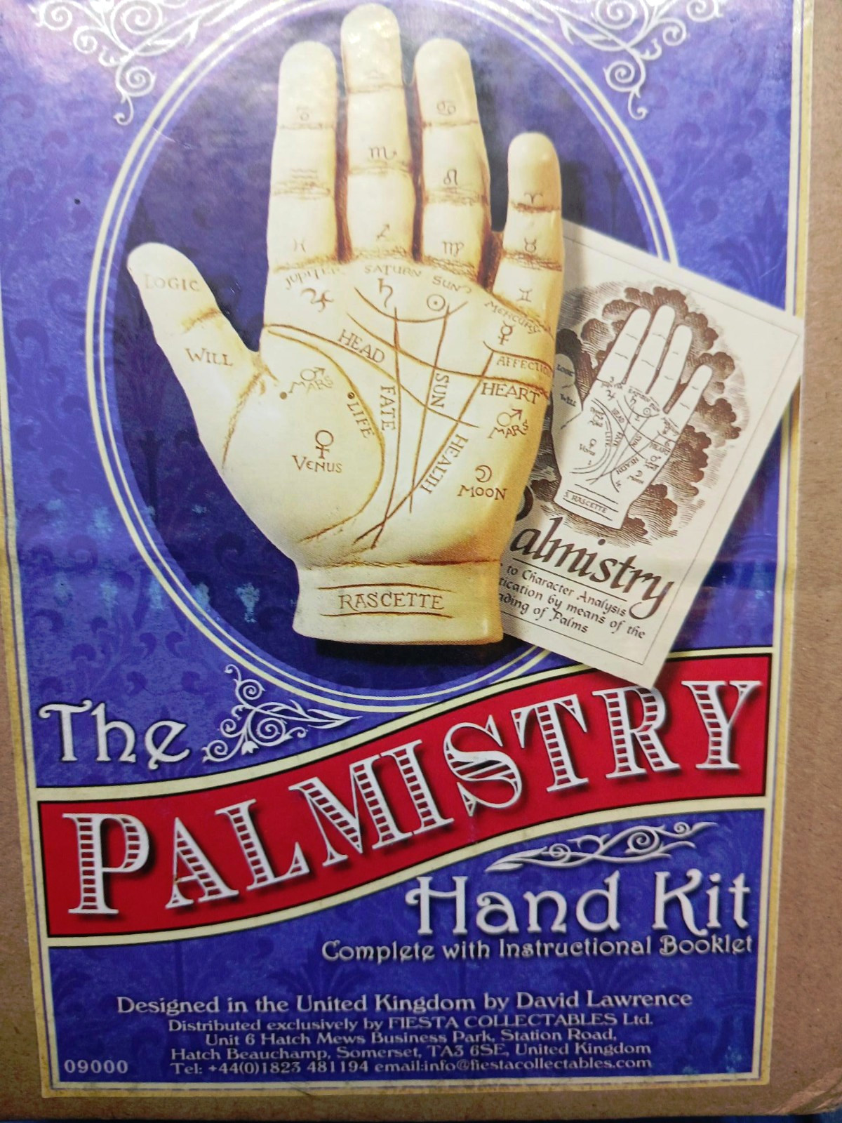 The Palmistry Hand Kit - Complete New Open Box