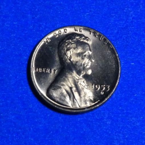 1953-D LINCOLN WHEAT CENT RED W/MINT LUSTER "U-GRADE" BU UNCIRCULATED #4