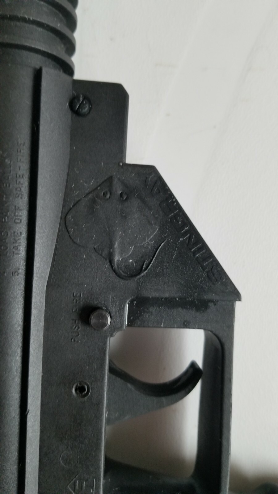 Brass Eagle Stingray paintball gun with 200rd Loader