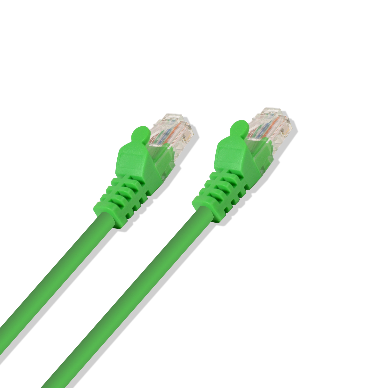 10FT Cat6 UTP Ethernet Network Patch Cable RJ45 Lan Wire Green (25 Pack)