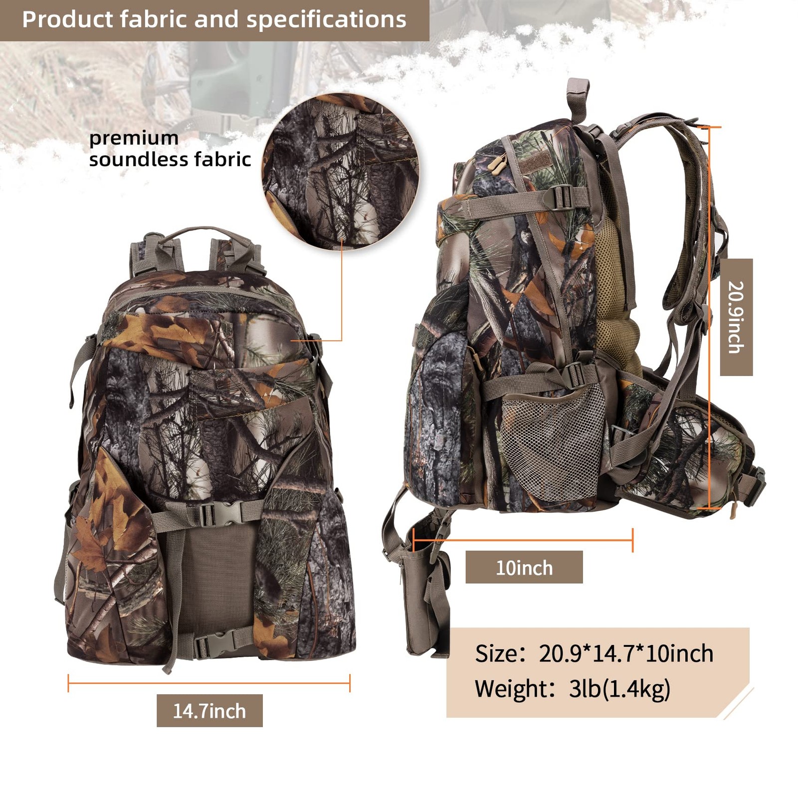 Hunting Backpack Outdoor Gear Hunting Daypack for Bow Hunting Gifts for Men