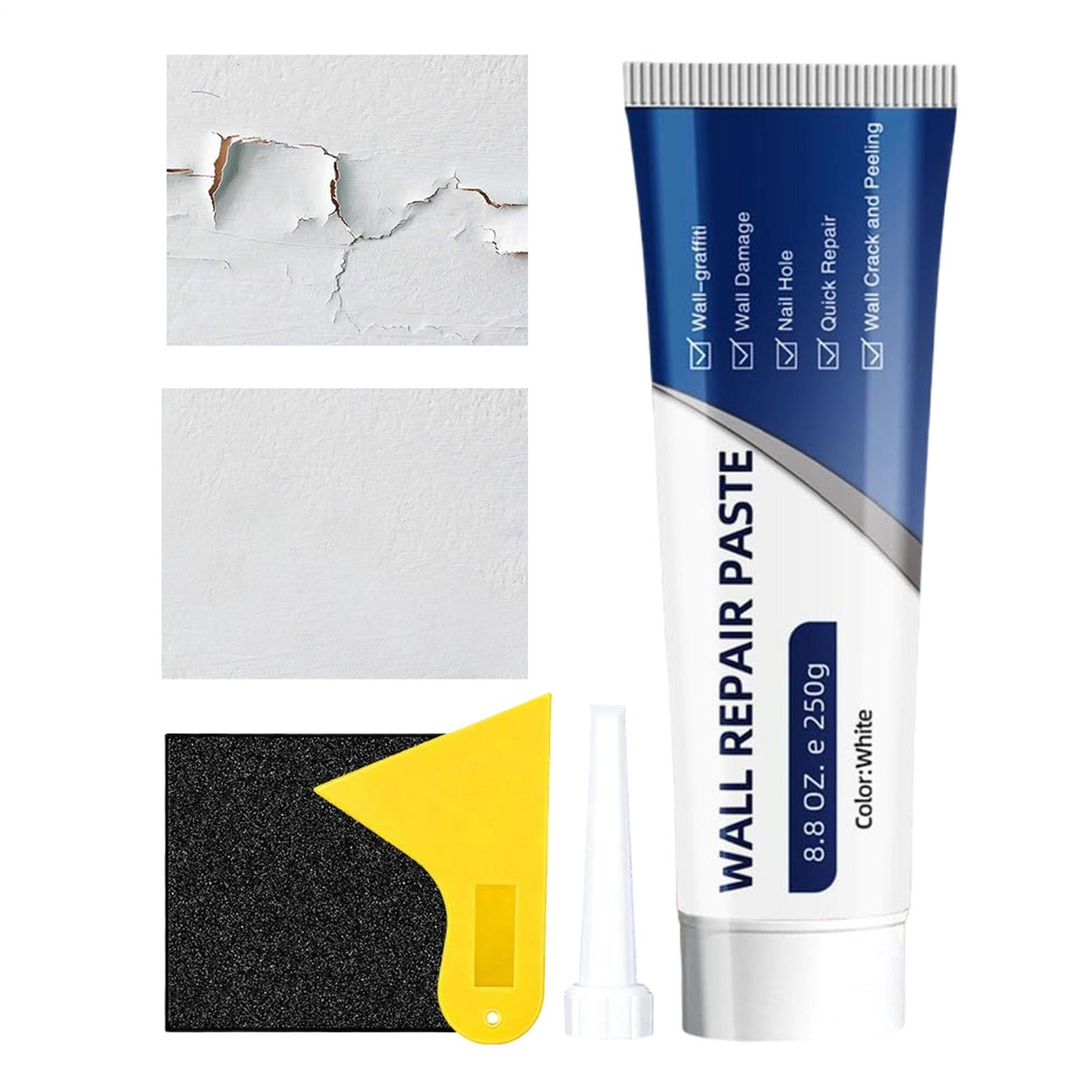 Efficient Drywall Repair Kit With Scraper, 2026 Quick Drying Wall Mending Agent