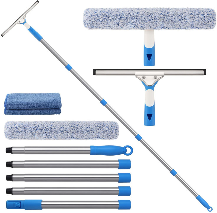 Limpiacristales Profesional 77" con Extensión para Ventanas y Parabrisas, Nuevo