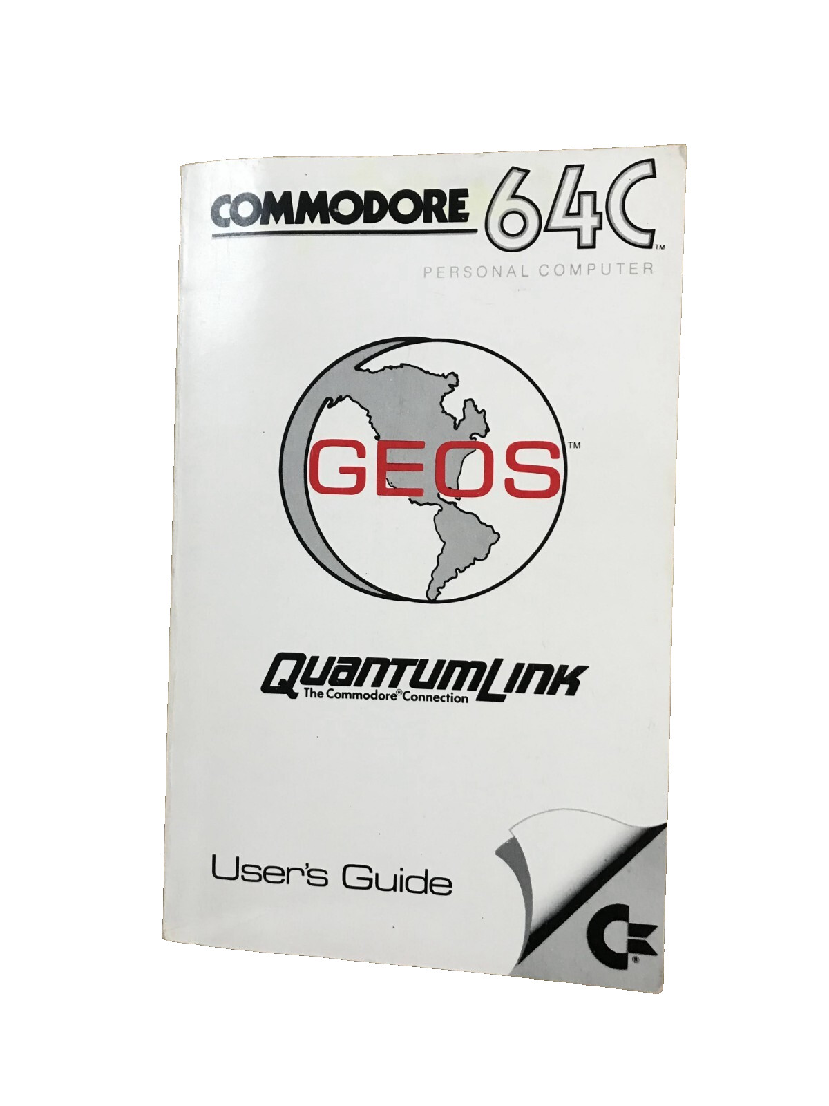 Vintage Commodore 64C GEOS QuantumLink Personal Computer OS User's Guide