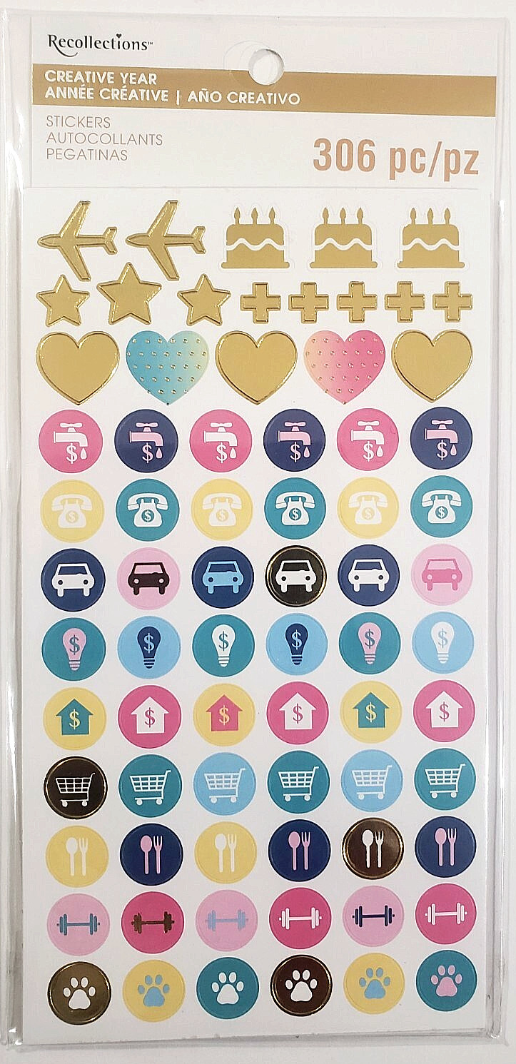 Recollections Creative Year PLANNER STICKERS – 306 pcs