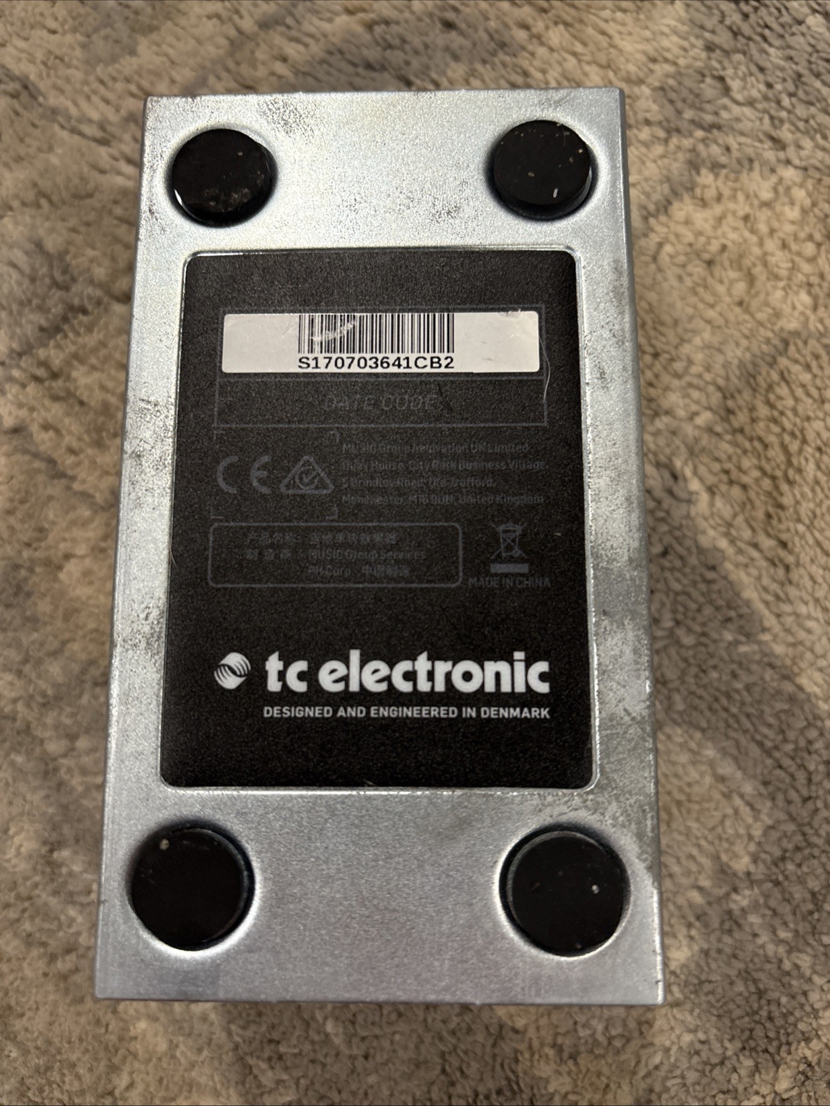TC Electronic Forcefield Compressor Sustainer True Bypass Guitar Effect Pedal