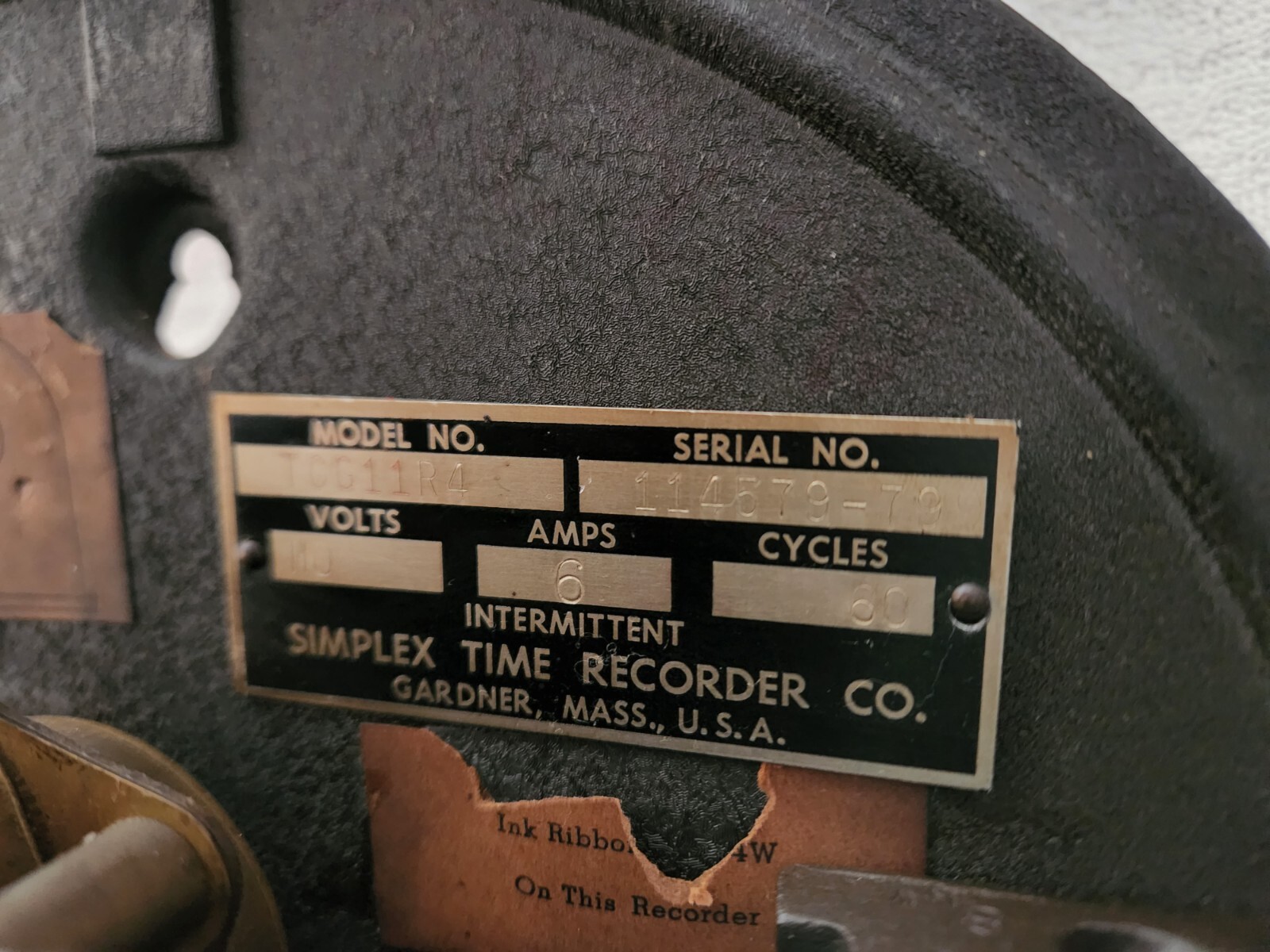 RARE SIMPLEX Job Cost Recorder