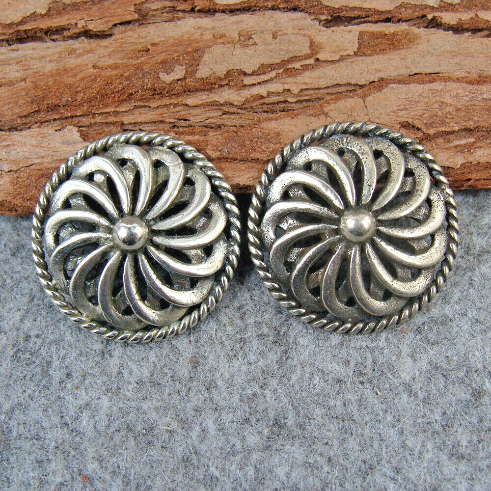 Brass / White Copper Bag Wallet Conchos Rivet Stud Punk Screw Conchos