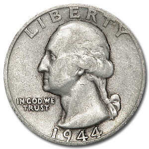 1944-S Washington Quarter Good/VF