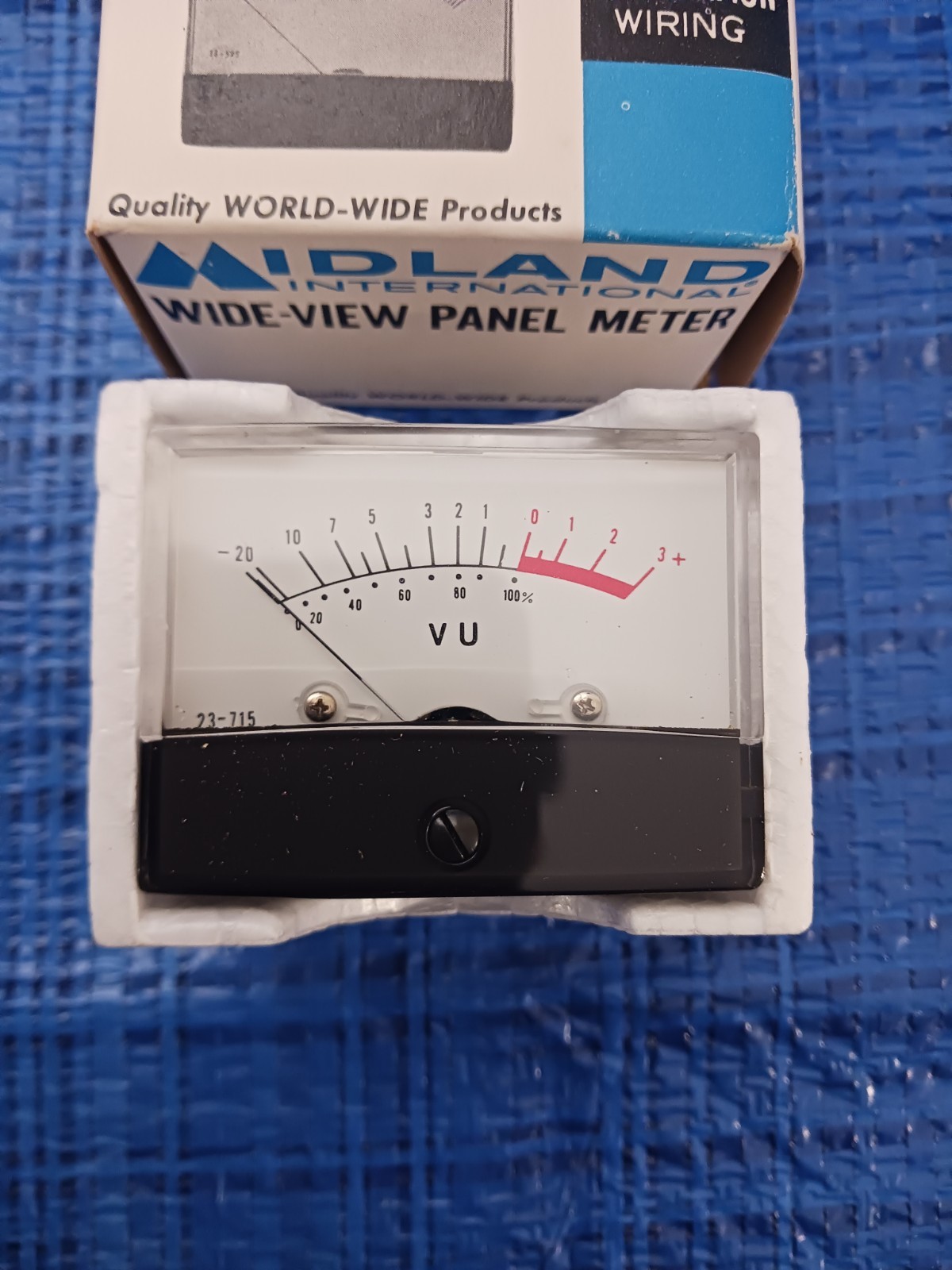 Midland 23-715 VU Meter, Made In Japan