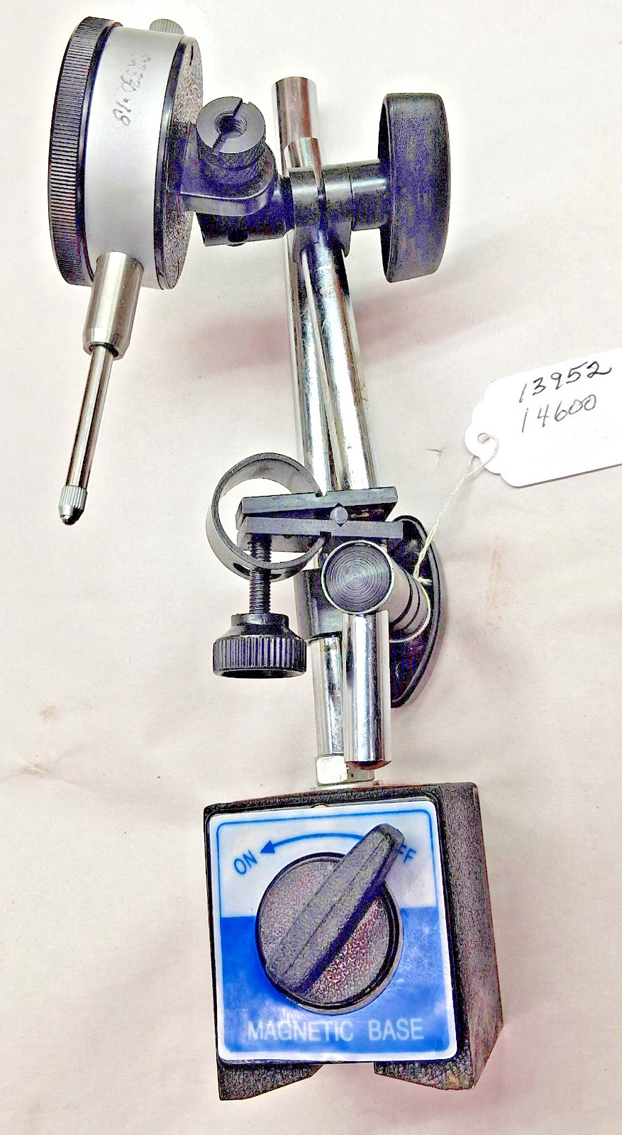 Machinists 0 - 1" Dial Indicator with Speedway Magnetic Indicator Stand