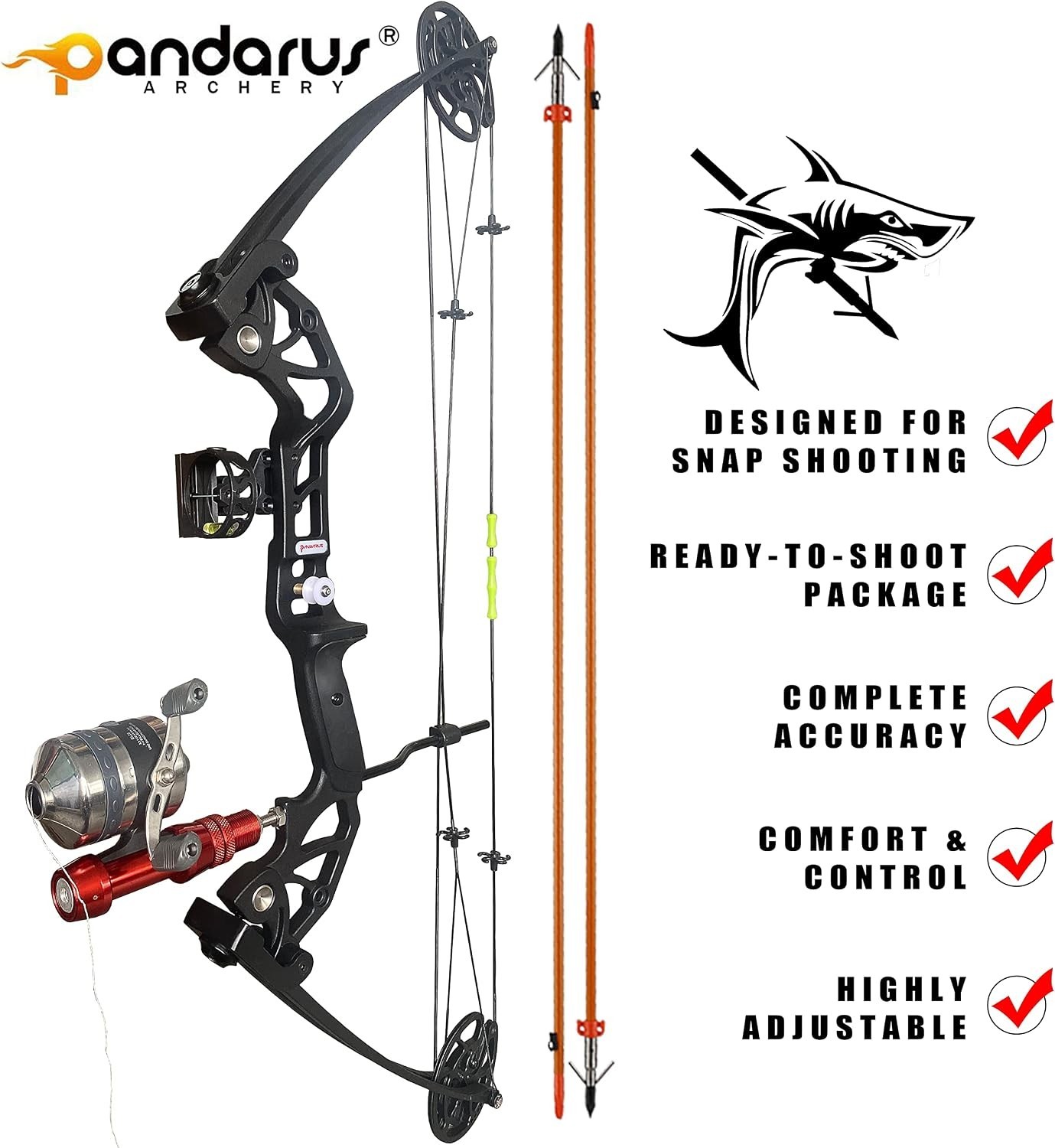 Compound Bowfishing Kit 15-45 LBS Right Handed