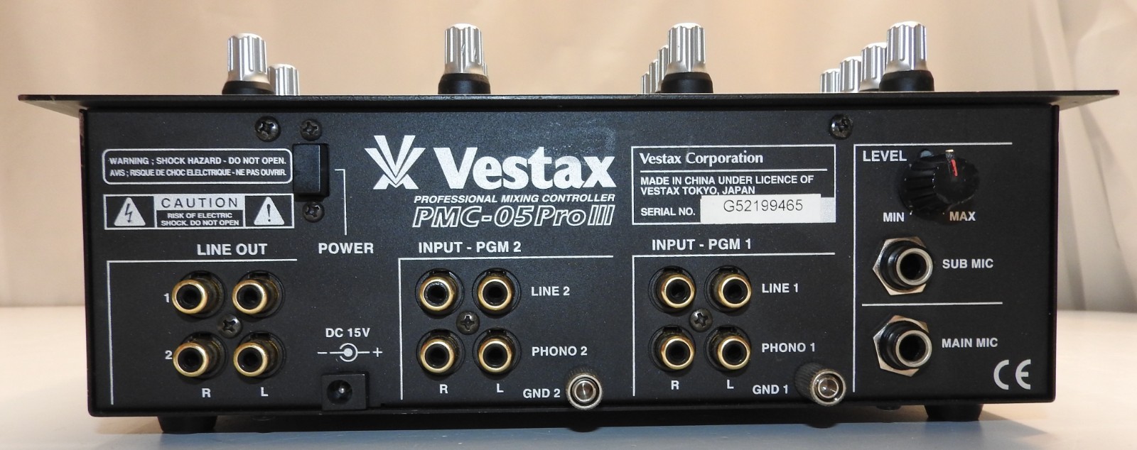 VESTAX PMC-05 III DJ MIXER (*READ AD!)
