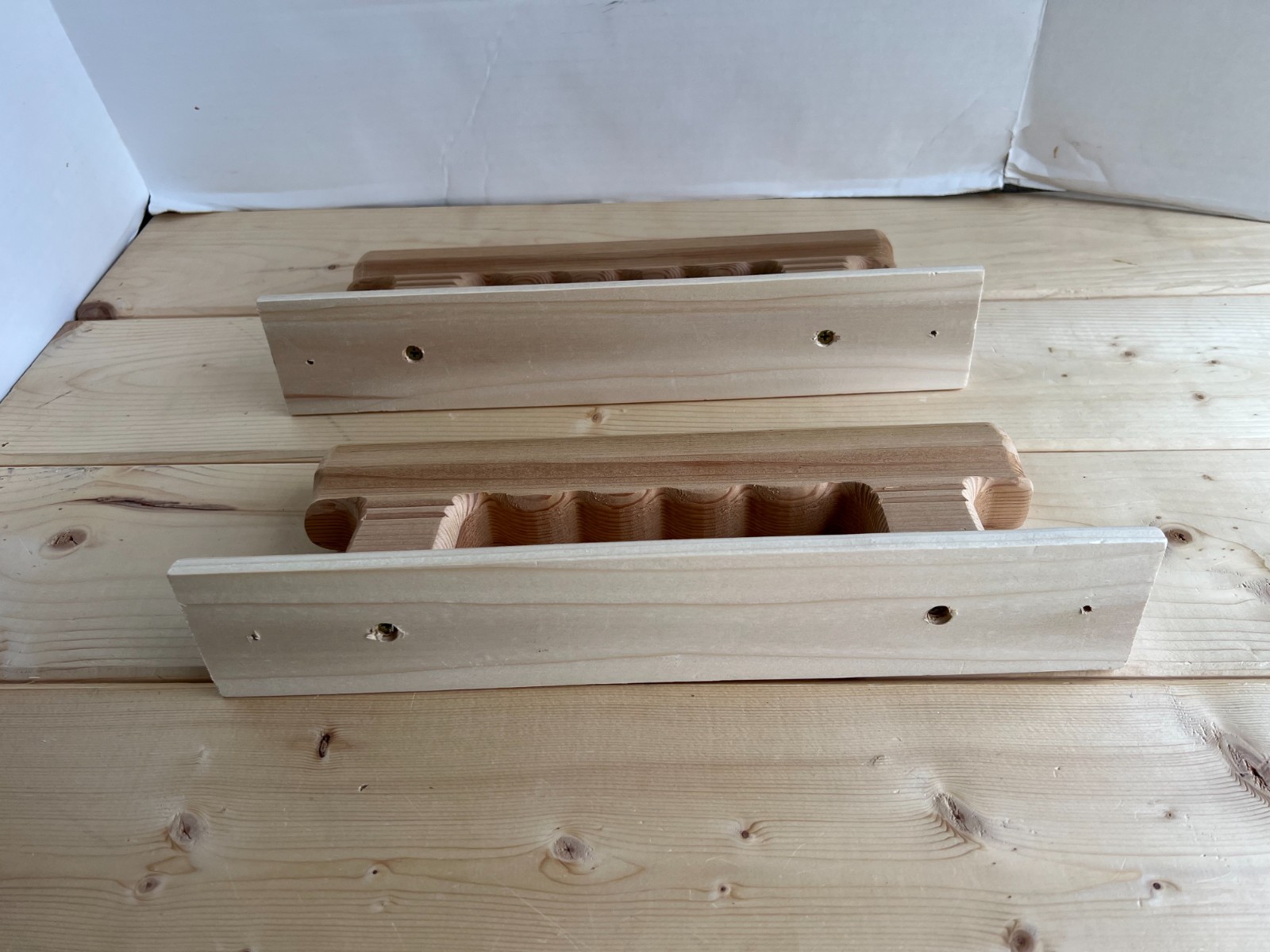Cedar Wood Sauna Door Handle – XL 13.5" – Handmade – Unfinished – Rustic Look