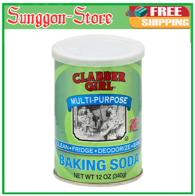 12 Ounce (Pack of 1), Clabber Girl Baking Soda - for Cooking, Baking,...