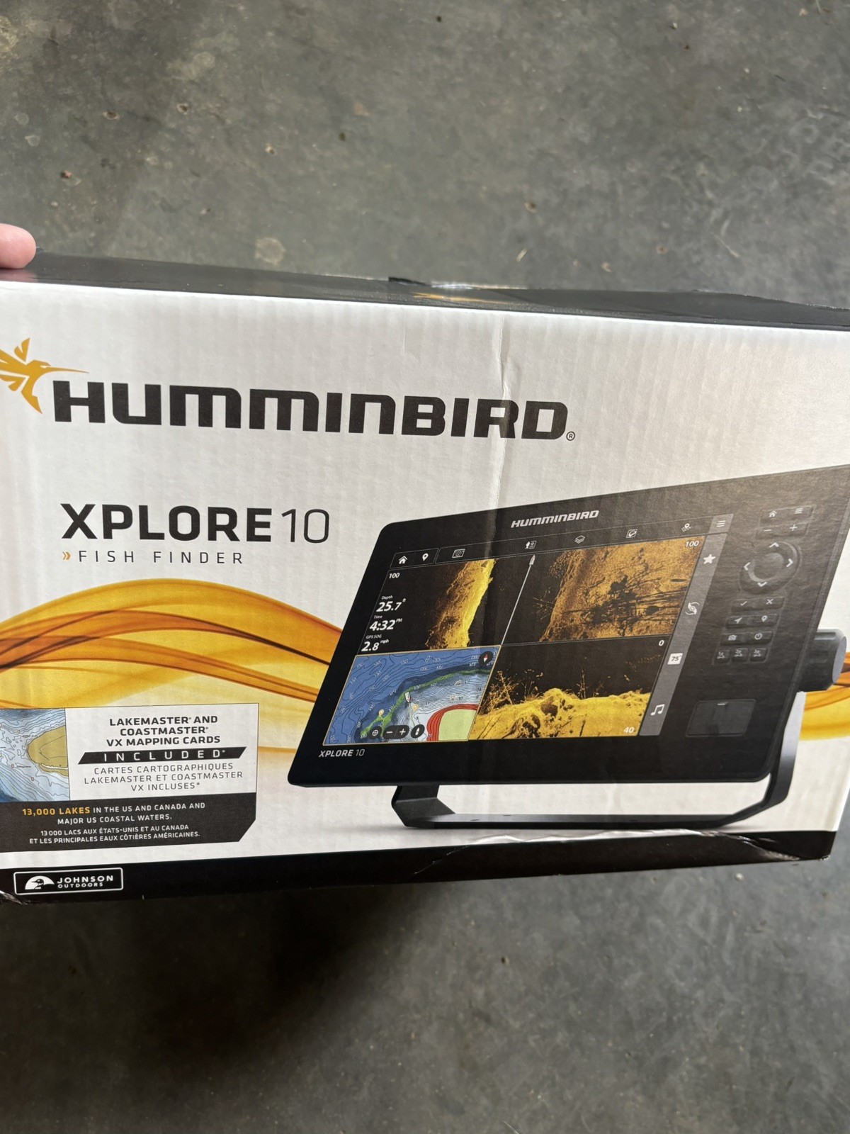 Humminbird XPLORE 10 CMSI+  412010-1 Graph Head unit with Transducer