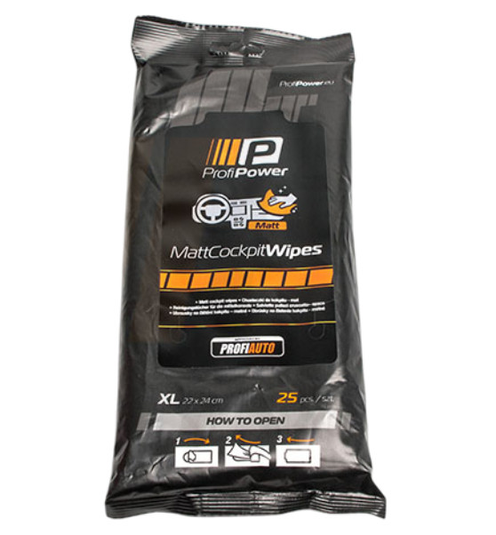 Cockpit Cleaning Wipes Interior Moist Wipes Matte