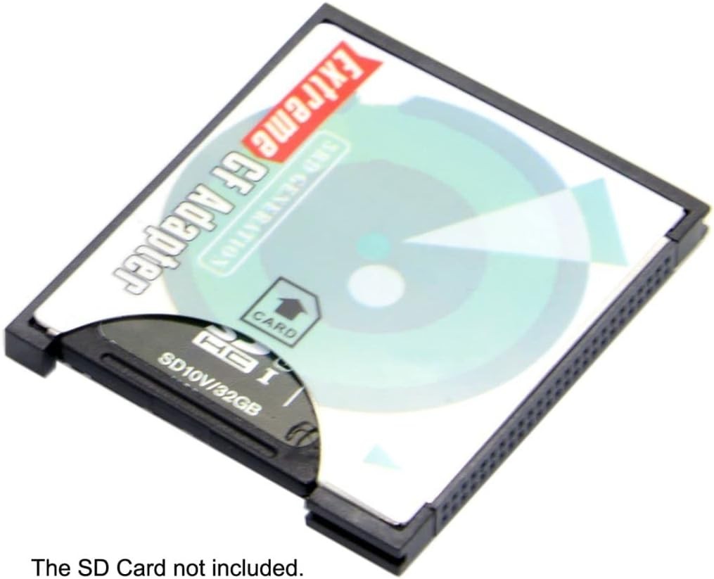 Compact Flash Type I Adapter for SD/SDHC/SDXC Cards - Lightweight & Efficient