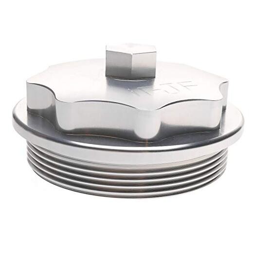 F81Z9G270BA Fuel Filter Cap Replacement for Powerstroke 7.3L V8 1999 Silver