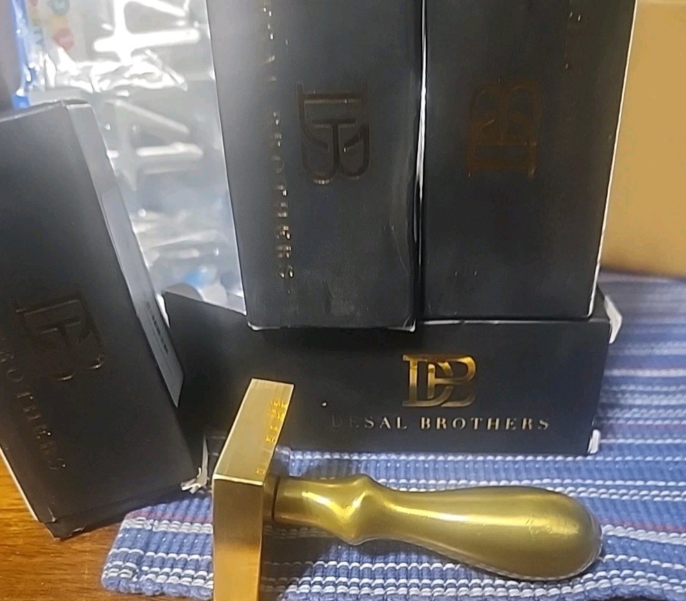 Desal Brothers Custom Brass Ice Stamp With Meta