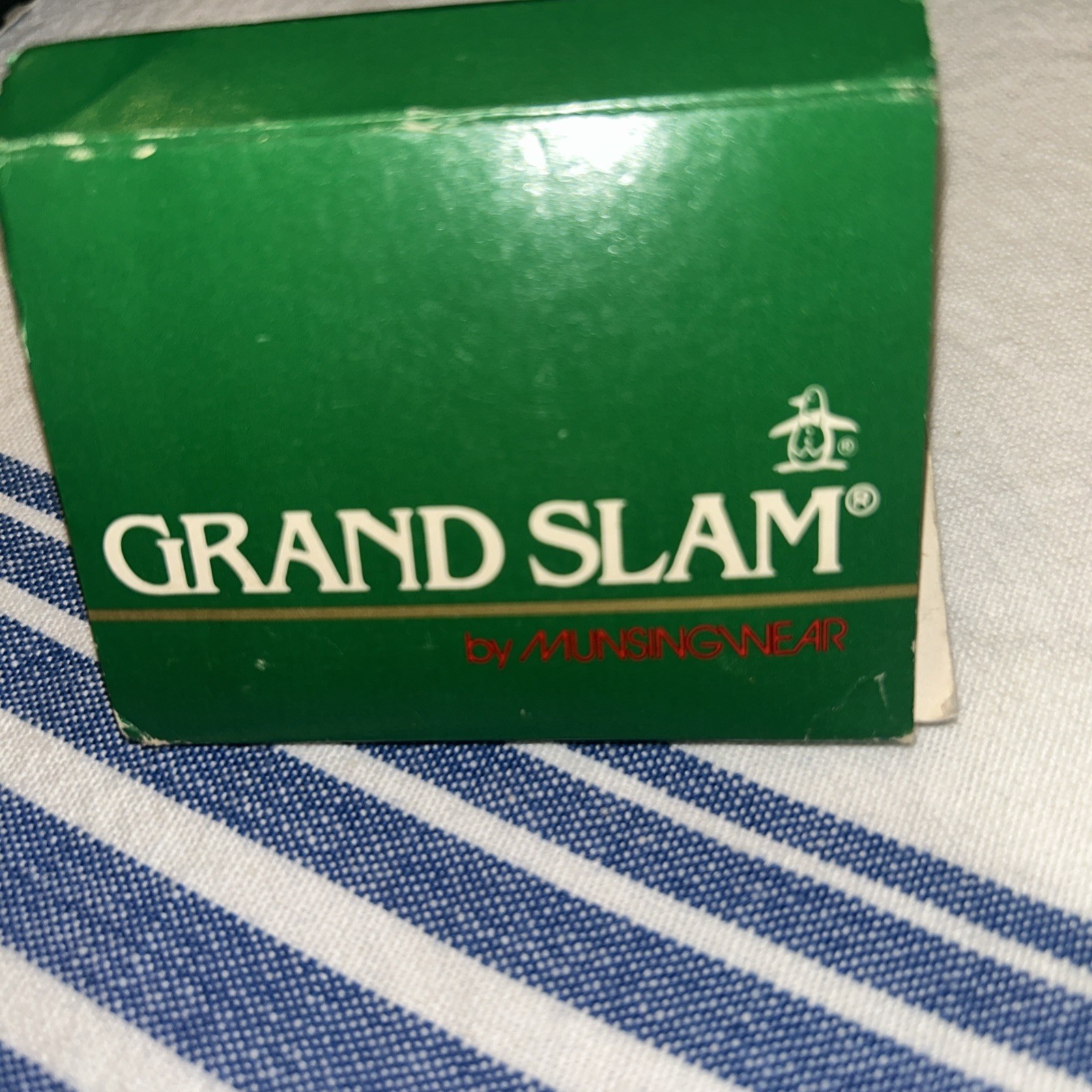 VINTAGE Penguin Munsingwear Advertising Grand Slam Golf Tees Folder Ball Market