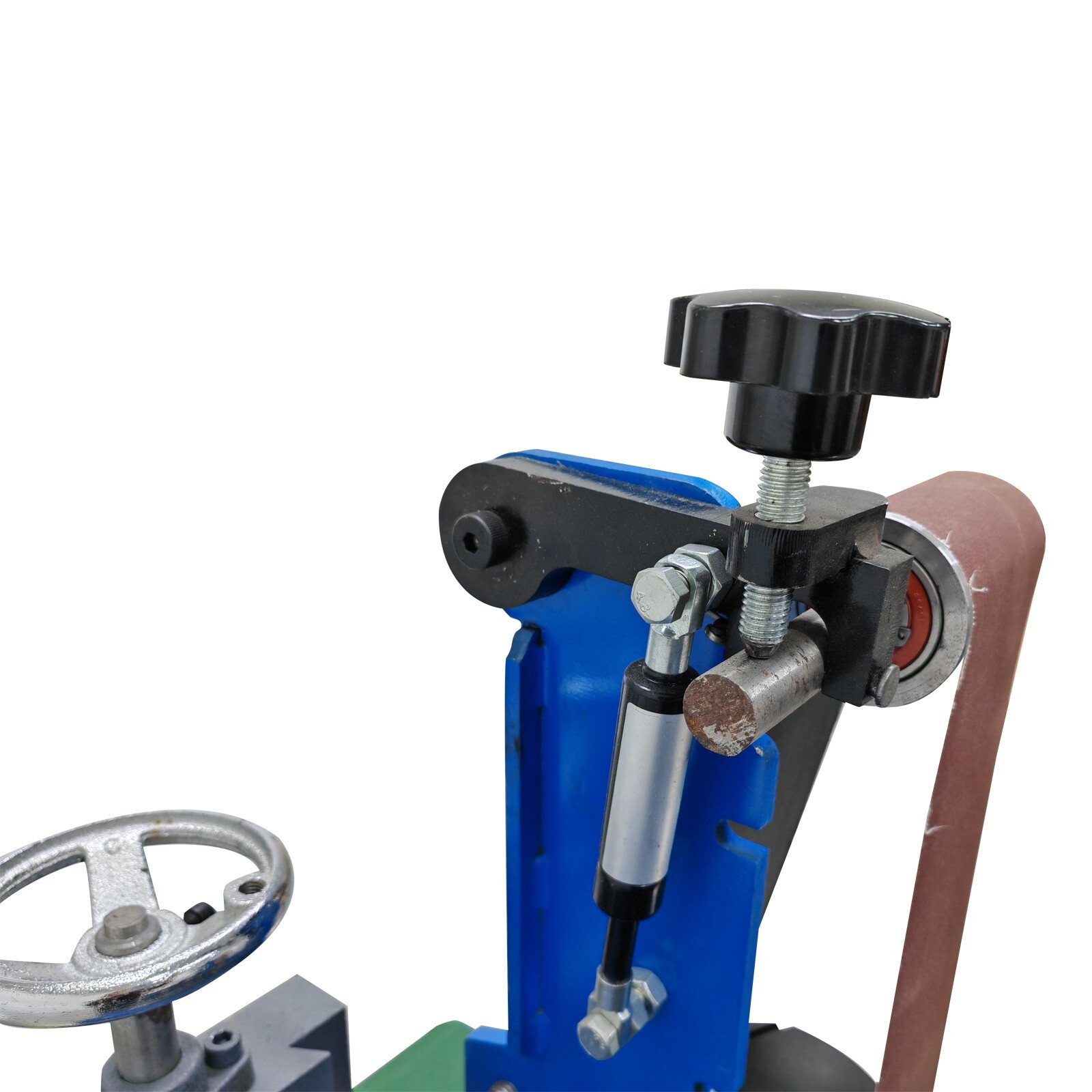 2Station Belt Sander220V Flat Rust Drawing Deburring Polishing Grinder Sharpener