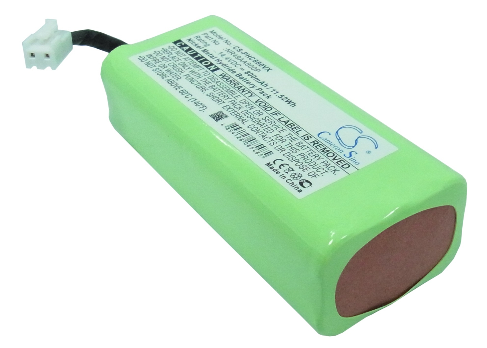 800mAh 11.52Wh Battery for Philips FC8800,FC8801,FC8802 P/N:NR49AA800P