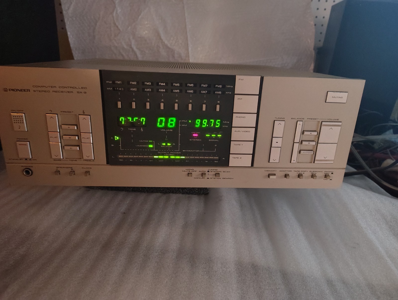 PIONEER SX 9 receiver