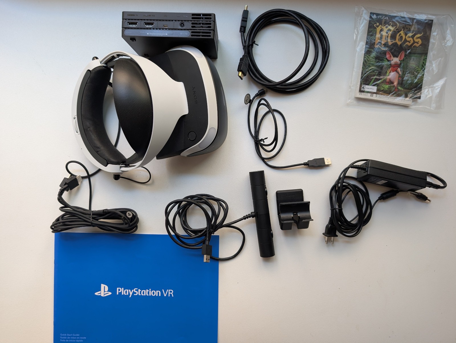 Sony PlayStation VR PSVR Headset Boxed CUH-ZVR2 PS4 Camera V2