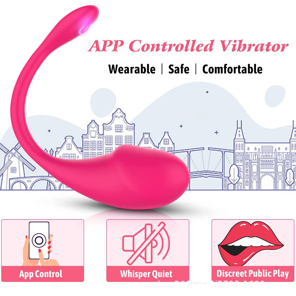 APP Remote Bullet Egg Wearable Clit Vibrator G-Spot Massager Sex Toys for Women