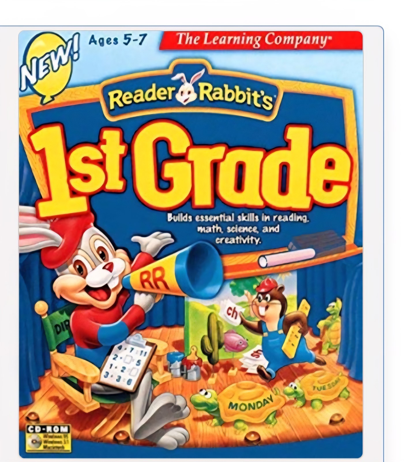 Reader Rabbits 1st  Grade computer education games for kids Windows 11 USB app