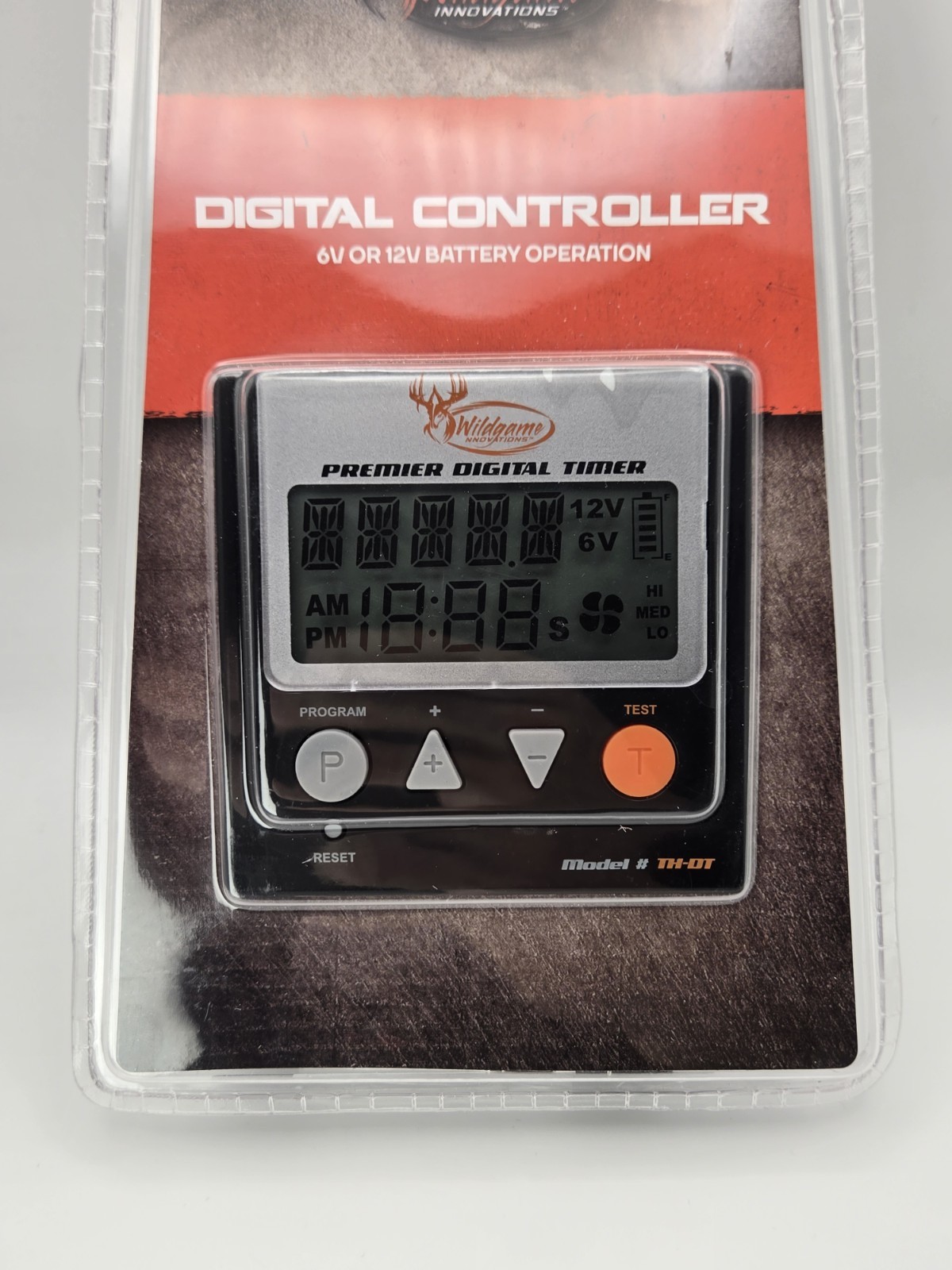 Wildgame Innovations Digital Feeder Timer 6V/12V TH-DT Hunting Feeder Controller