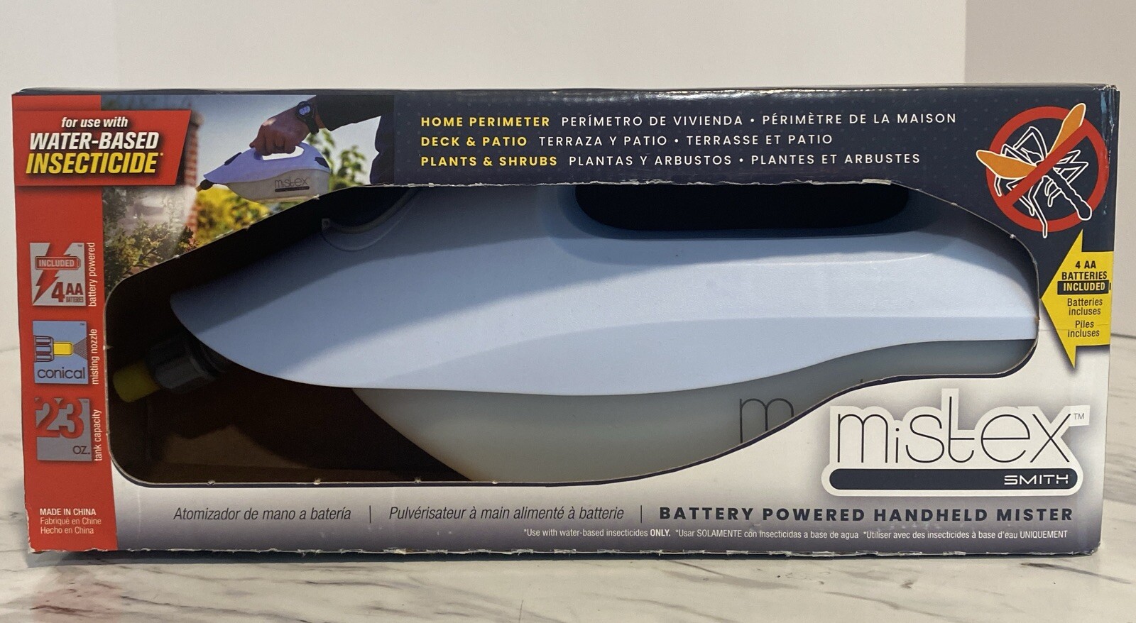 MiStex Smith Battery Powered Handheld Mister For Water Based Only NEW
