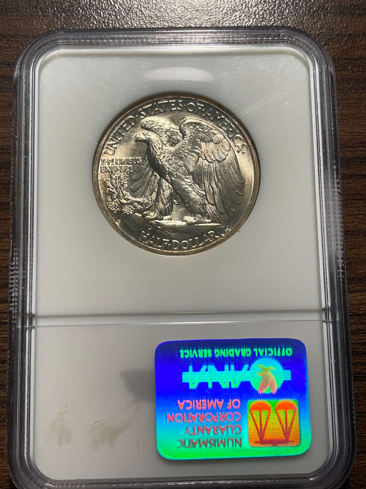 1944-D Walking Liberty Silver Half Dollar 50C NGC MS 66 Walker