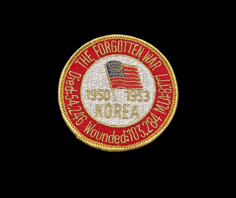 KOREA 1950 - 1953 The Forgotten War Patch 3” Wide - Sew Or Iron On