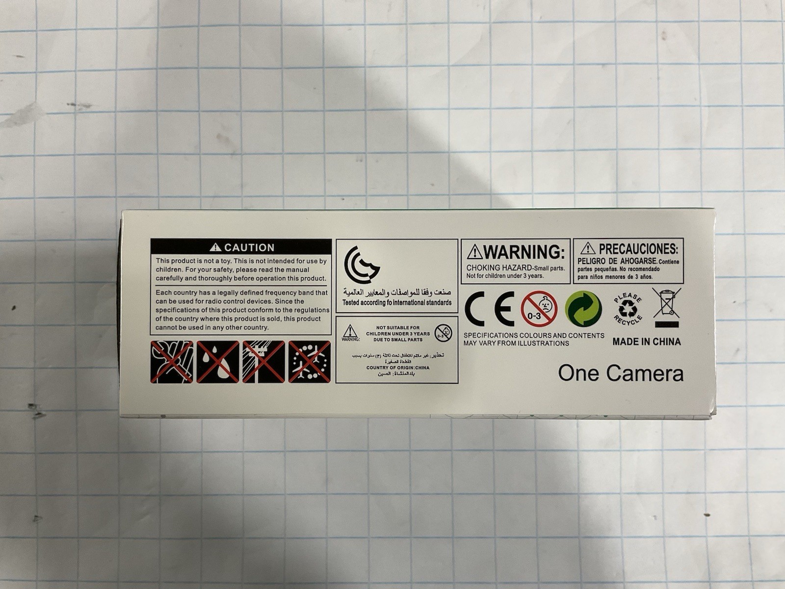 Quadcopter Drone with camera - record live HD video with 120 degrees vision