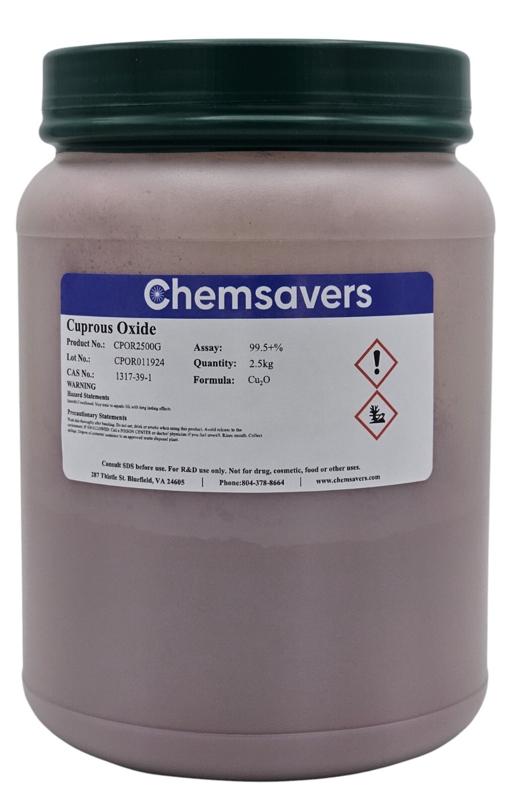 Cuprous Oxide, 99.5+%, 2.5kg