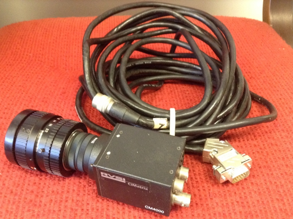RVSI - Camera, Model CM4000, with a FUJINON TV Lens- 1:1.7 / 35,Model #HF35A-2M1