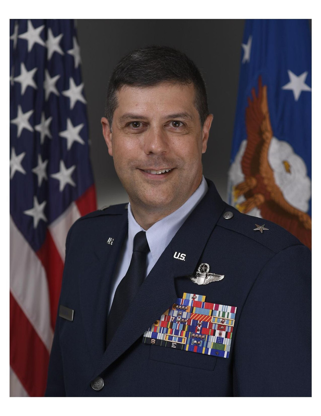 United States Air Force General Andrew J. Gebara 8x10 Photo #2 On 8.5" x 11"