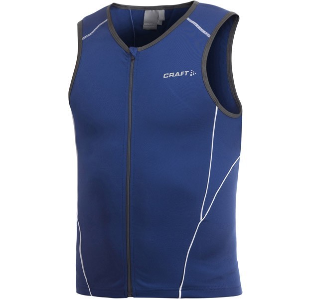 Craft Mens Active Tri Jersey 194127 S Blue Triathlon Cycling Running