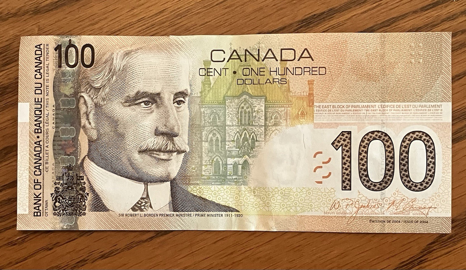 Canada $100 hundred dollar banknote **75% off combined shipping** EXACT BILL