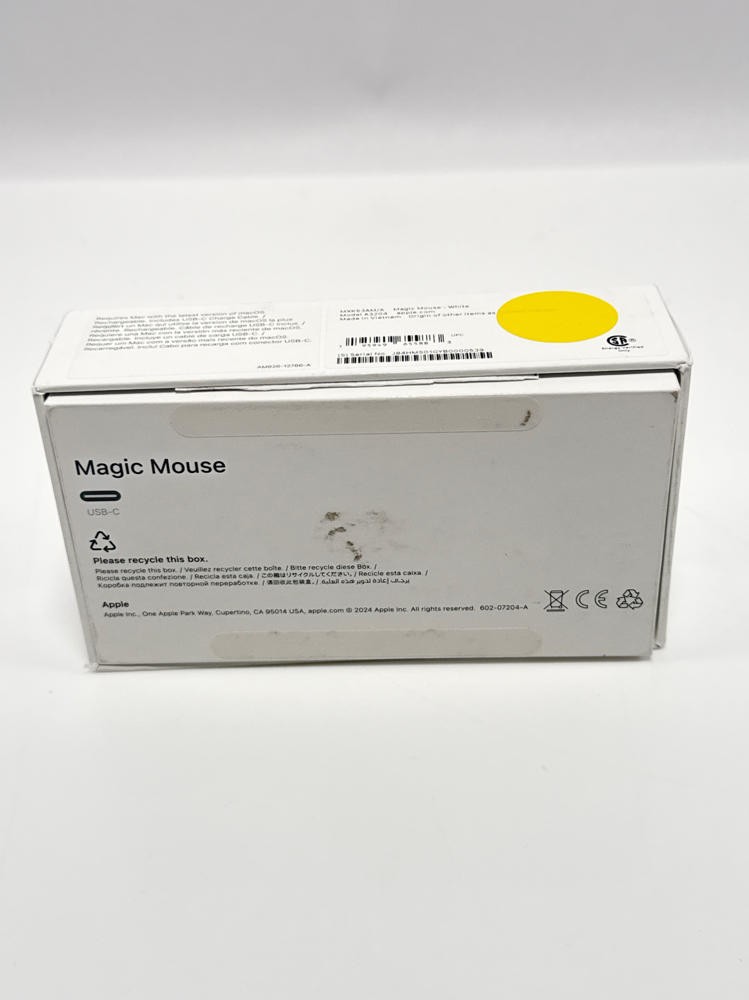 Apple Magic Mouse Wireless Bluetooth Multi-Touch Surface White