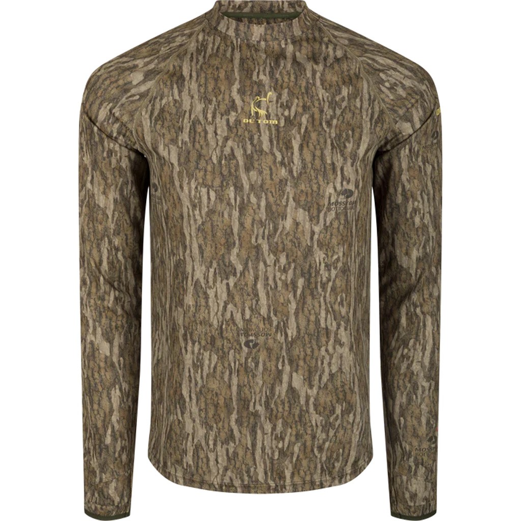 Drake Ol' Tom Mens Early Bird LS Performance Crew MO Bottomland XLarge