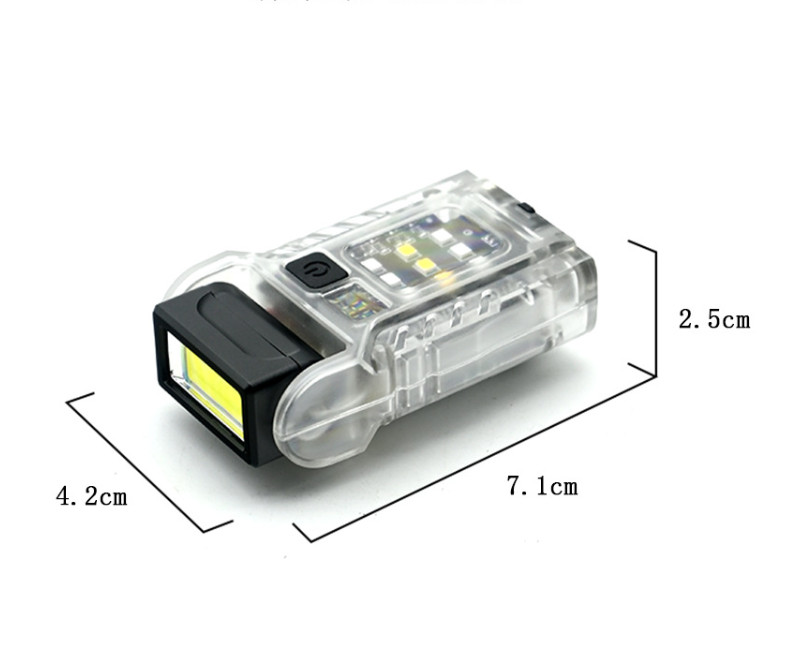 Super Bright Magnet Mini Pocket Torch Emergency Small Flashlight Warning Light