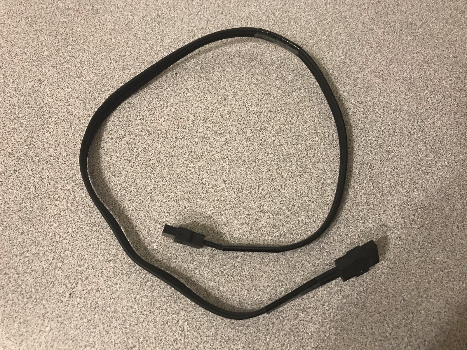 19.5" SATA Cable Straight Connectors 611894-002 Quick Ship