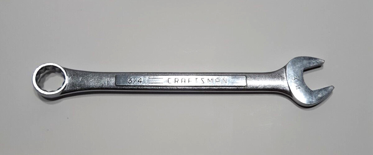 Vintage Craftsman 3/4" Combination Wrench Japan 12 Point