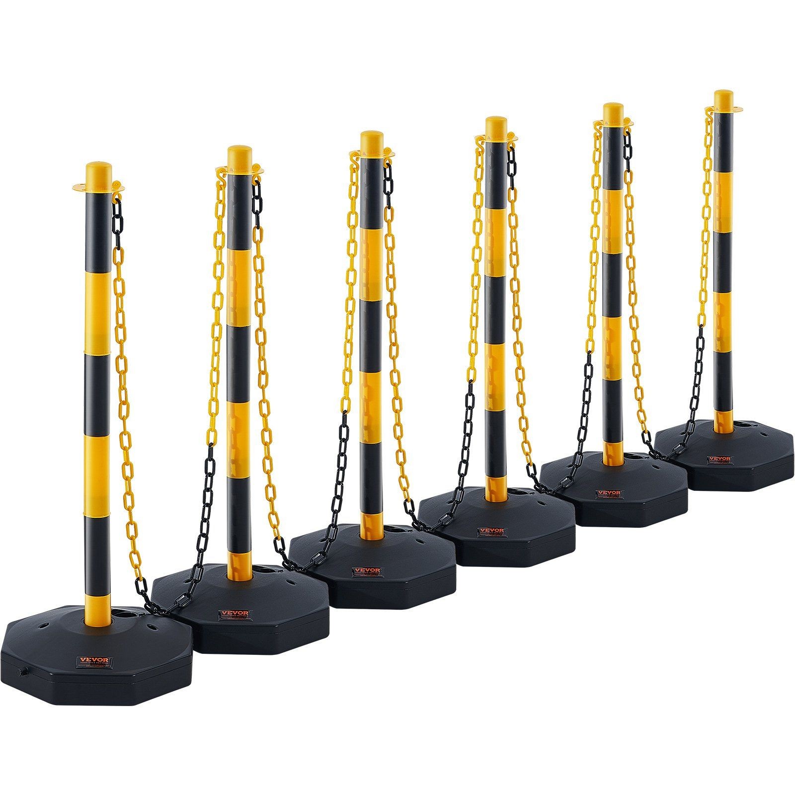 Detachable Delineator System 6 Pack Heavy Load Base 8.8lb Water Support