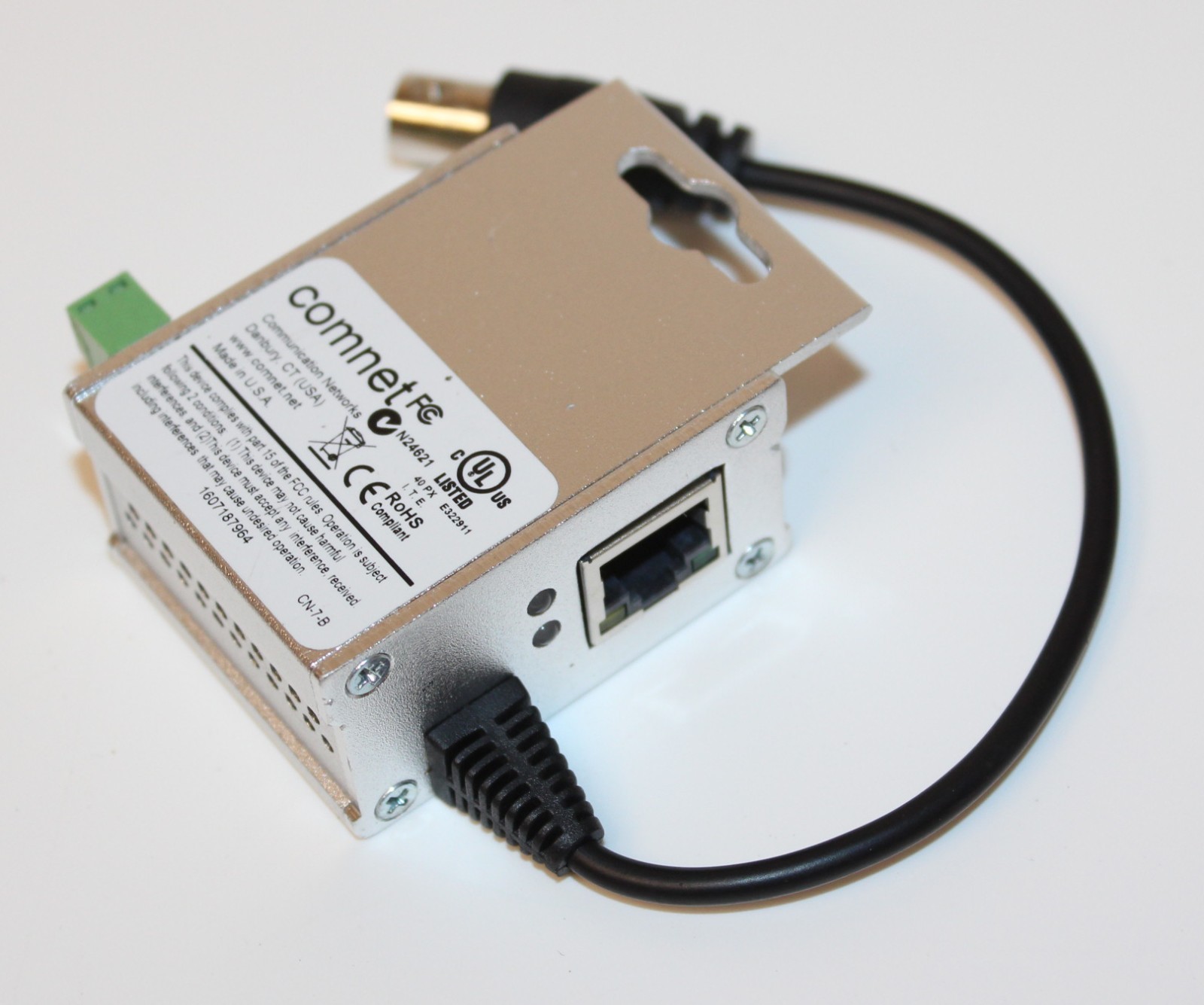 Comnet CLRFE1EOCP/M Mini Ethernet-Over-Coax or UTP Extender Remote Unit