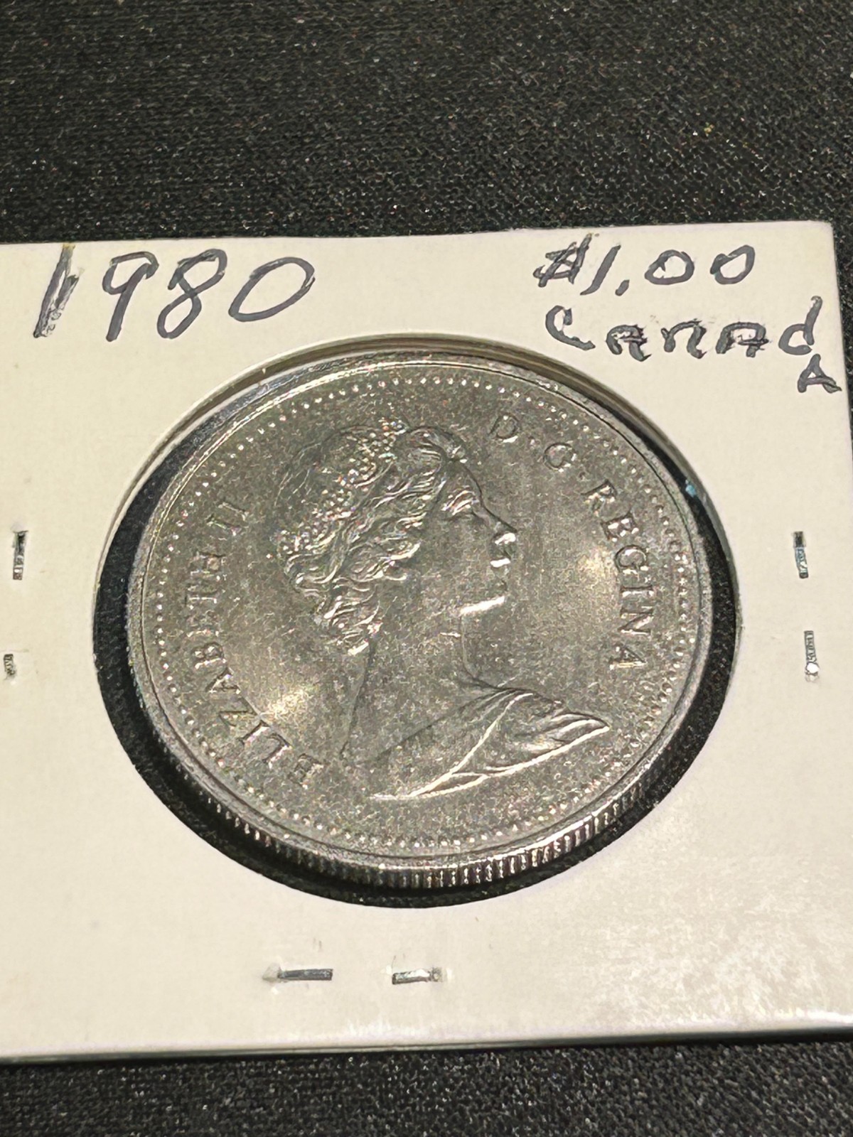 1980 Canada Dollar Canoe Rev BU Uncirculated Nice Coin