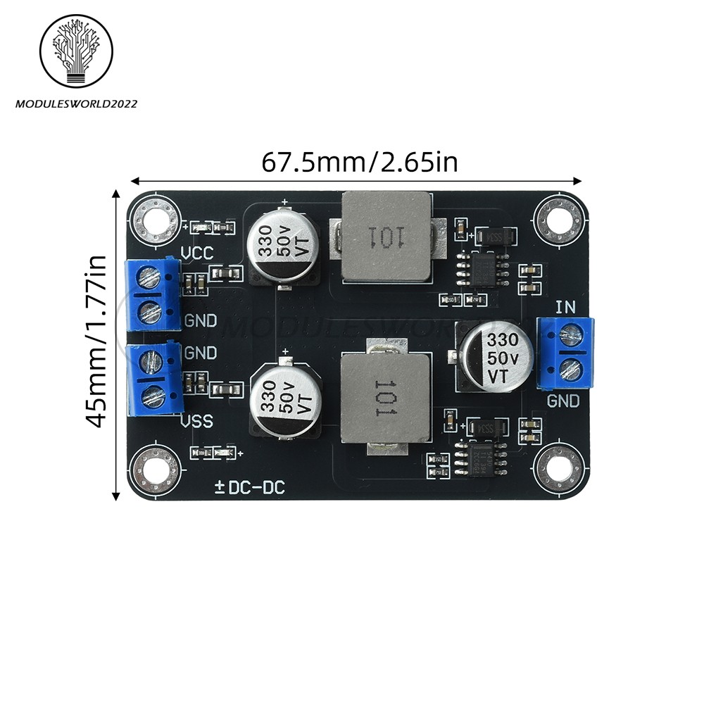 TPS5430 Module Switing Power Supply 6-30V to ± 5 DC-DC Step-down Low Ripple
